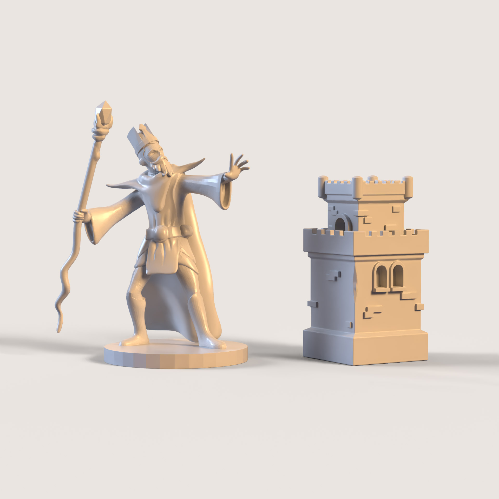 Gros plan sur les Figurines 3D